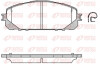 Колодки гальмівні дискові ПЕРЕДН JEEP CHEROKEE 2.0CRD 3.2 2014- -ua REMSA 1613.00 (фото 1)