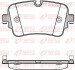 Колодки тормозные дисковые задние AUDI Q7 (4M) 01/15- 129X65,3X16,8 REMSA 1668.08 (фото 1)
