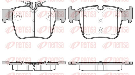Колодки тормозные дисковые задние MB C-CLASS (W205)(S205) 12/13- REMSA 1697.00