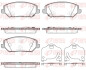 Колодки гальмівні дискові ЗАДН HYUNDAI I30 PDE 01/17-,KIA CEE'D 03/18- -ua REMSA 1783.02 (фото 1)
