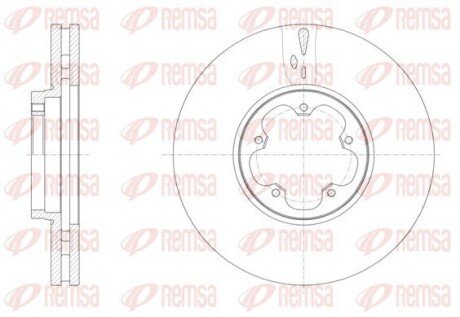 Диск тормозной REMSA 61565.10