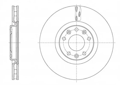 Диск гальмівний ПЕРЕДН PEUGEOT 1.6 16V THP;2.0HDI 2010- D=302MM -ua REMSA 61628.10