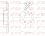 Диск тормозной передний PEUGEOT EXPERT 1.6 2.0 2016-,CITROEN JUMPY 2016- REMSA 62122.10 (фото 1)