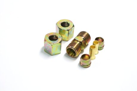 Р/к трубки гальмівної (Dвнут.=8мм, М14х1,5) (1штуцер,2гайки,2втулки,2шайби) RIDER RD 01.02.150