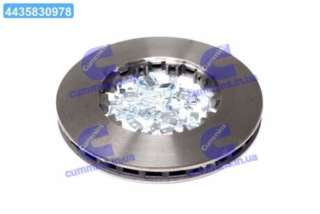 Диск гальмівний PREMIUM (під клини) DAF CF65/75/85,XF95 (з монтажним к-том) RIDER RD 16.405.61