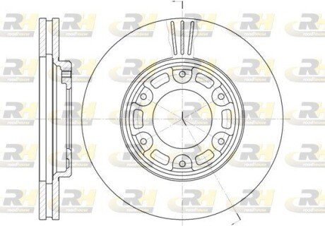 Гальмівний диск ROADHOUSE 6634.10