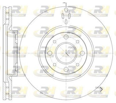 Гальмівний диск ROADHOUSE 6734.10