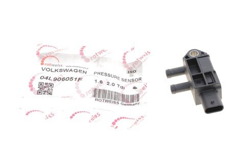 Датчик тиску вихлопних газів Audi A4/A6/A7/Skoda Octavia/SuperB/VW T6/Crafter 1.6D/2.0D/2.0DH UA63 ROTWEISS 04L906051F