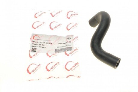 Патрубок радиатора Renault Kangoo 1.5 dCi 01- (теплообмінника) UA63 ROTWEISS RWS2566