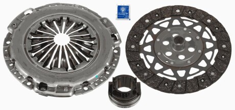 Комплект сцепления MINI MINI (R56), MINI КАБРИОЛЕТ (R57), MINI ROADSTER (R59), MINI CLUBMAN (R55) SACHS 3000 954 489