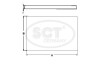 Фильтр салона 2170 (с конд. Panasonic) SCT SCT Germany SA1319 (фото 3)