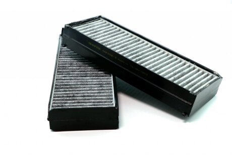 Фильтр салонный Huyndai Santa Fe I, Sonata IV, Trajet, 01-08, (2 шт), угольный (SHAFER SAK896S