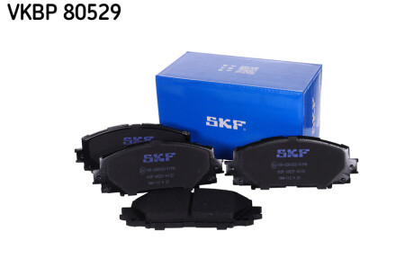 Колодки гальмівні дискові (комплект 4 шт) LEXUS, TOYOTA CT, PRIUS, PRIUS PHV -ua SKF VKBP 80529