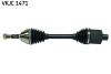 Піввісь OPEL, VAUXHALL ASTRA, ZAFIRA -ua SKF VKJC 1471 (фото 1)