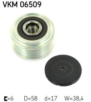Натяжний ролик поліклинового реміня SKF VKM 06509