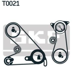 Комплект (ремінь+ролики) SKF VKMA 03050