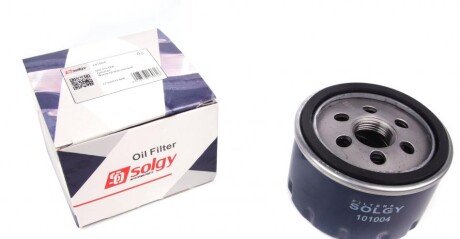 Фильтр масляный Renault Kangoo/Trafic/Opel Vivaro 1.9D/1.5dCi/1.4i/1.6i (низкий)) (opt-om) Solgy 101004