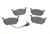 Колодки гальмівні (передні) Audi A3/Seat Leon/Skoda Octavia IV/V/VW Golf VII 12- (+датчик) UA63 Solgy 209213 (фото 1)