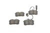 Колодки гальмивни (задни) Ford Galaxy 95-06/VW Sharan/Seat Alhambra 95-10/Ibiza 03-08 (+датчик) UA63 Solgy 209263 (фото 1)