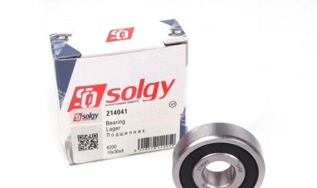 Підшипник (10x30x9) (6200.LLB) (opt-om) Solgy 214041