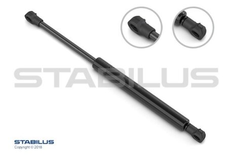 Фото амортизатор багажника, F=380N, L=28.85см, H=10см STABILUS 023216 Амортизатор багажника, F=380N, L=28.85см, H=10см STABILUS 023216