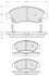Тормозные колодки дисковые STARLINE BD S151 (фото 1)
