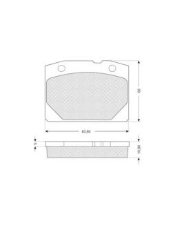 Тормозные колодки дисковые STARLINE BD S196