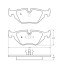 Тормозные колодки дисковые STARLINE BD S381 (фото 1)