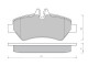 Тормозные колодки дисковые STARLINE BD S423 (фото 1)