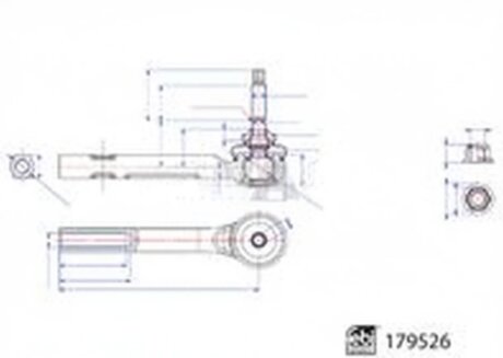 Наконечник рулевой тяги SWAG 33104948