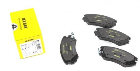 Колодки гальмивни (передни) Hyundai Sonata/Tucson/Kia Sportage 01- (Mando) Q+ UA63 TEXTAR 2389101