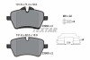 Колодки гальмівні (передні) Mini (R50/R53/R52/R56/R57/R58/R59) 01-16 (Lucas) Q+ (opt-om) TEXTAR 2398401 (фото 2)