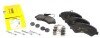 Колодки гальмівні (передні) Citroen Jumper/Fiat Ducato/Peugeot Boxer 2.0-3.0HDi 06- R16(+датчик) UA63 TEXTAR 2446703 (фото 1)