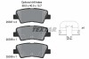 Колодки гальмівні (задні) Kia Ceed/Rio/Optima/Hyundai Accent/i10/i20/i30/Elantra 10- (Akebono) Q+ UA63 TEXTAR 2533703 (фото 2)