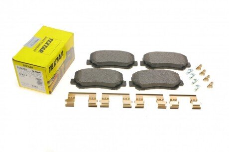Колодки гальмівні (передні) Jeep Cherokee 2.0-2.2 CRD/3.2 13- (Akebono) Q+ (opt-om) TEXTAR 2556403