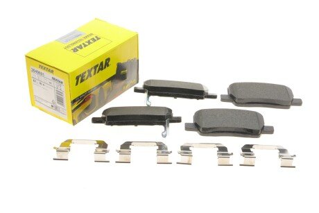 Колодки гальмивни (задни) Tesla Model S/Model X 13- (Mando) Q+ (opt-om) TEXTAR 2649601
