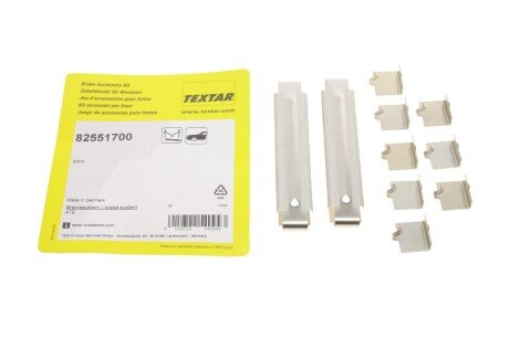 Ремкомплект колодок гальмивних (передних) BMW 5 (G30/F90)/X5 (G05/F95) 15- B47/B48/B57/B58 UA63 TEXTAR 82551700