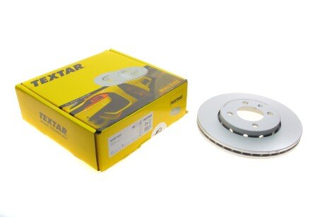 Диск гальмівний (передній) Skoda Citigo 1.0 11-19/VW Up 1.0 12- (256x22) PRO UA63 TEXTAR 92287003