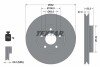 Диск гальмівний (передній) Ford Focus IV 18- (282x27) PRO+ (opt-om) TEXTAR 92303405 (фото 2)