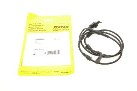 Датчик зносу гальмівних колодок (передніх) Land Rover Defender/Discovery/Range Rover 12- (L= (opt-om) TEXTAR 98059800