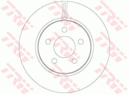 Диск гальмівний TRW DF6264 (фото 1)
