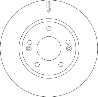 Диск гальмівний TRW DF6936