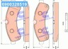 Колодка гальм. диск. IVECO DAILY III 60C, 65C ALL MODELS 05/06 - задн. TRW GDB1780 (фото 1)
