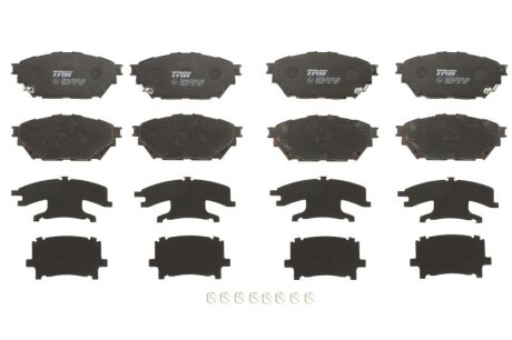 Колодки гальмівні дискові ПЕРЕДН MITSUBISHI CANTER 1986 -, FUSO 2011 - -ua TRW GDB3611