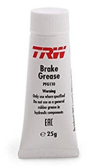 Смазка для тормозной системы Brake grease 25г СМАЗКА ДЛЯ ТОРМОЗНОЙ СИСТЕМЫ 25Г TRW PFG110
