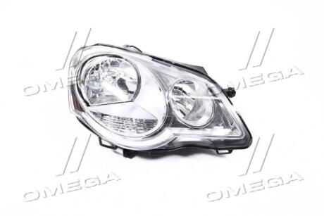 Фара права VW Polo (05-) з коректором TYC 20A729052B