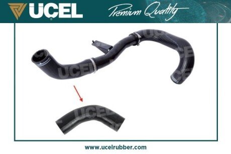 Патрубок интеркулера Fiat Ducato 2.3D 06- UCEL (opt-om) UC-EL 35853