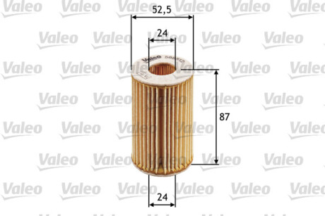 Фильтр масляный RENAULT CLIO II 1.2, RENAULT TWINGO I 1.2 Valeo 586512