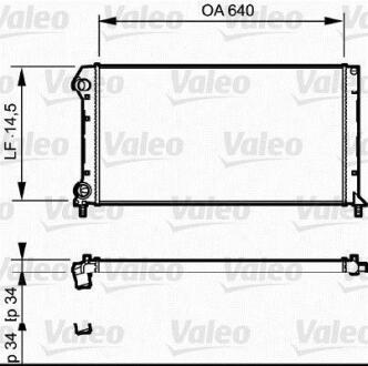 Радіатор охолоджування Valeo 735171