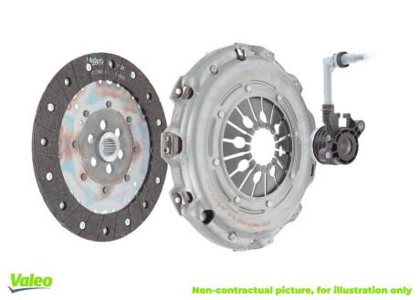 Комплект зчеплення К-Т. СЦЕПЛЕНИЯ+ГИДР.ВЫЖИМНОЙ ПОДШИПНИК FORD FUSION 1.4 DIESEL 10/2005->6/2012 -ua Valeo 834092